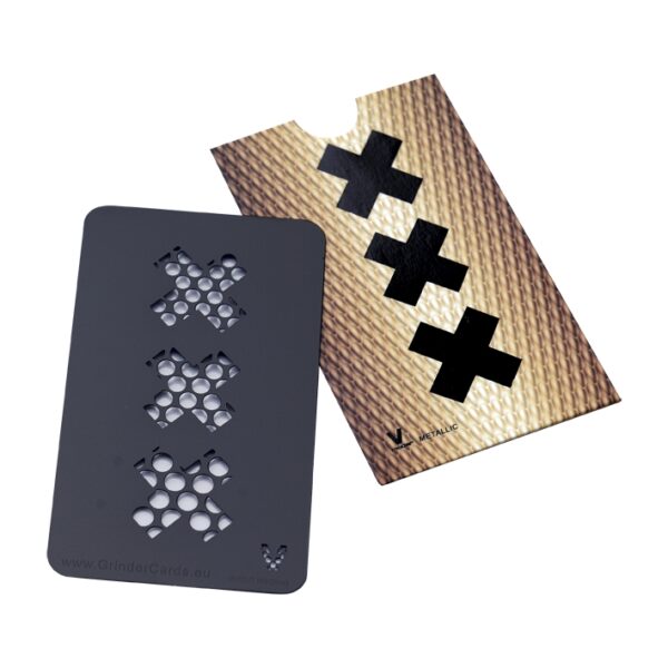 Grinder Card - Amsterdam XXX (Black mat)