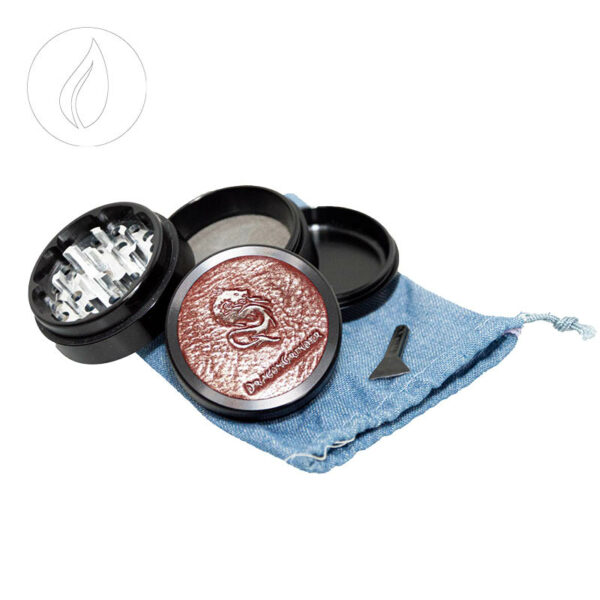 Dragon Grinder 4-teilig Leather Black 55mm
