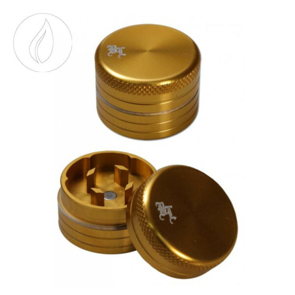 Black Leaf Mini Grinder 2-teilig Gold