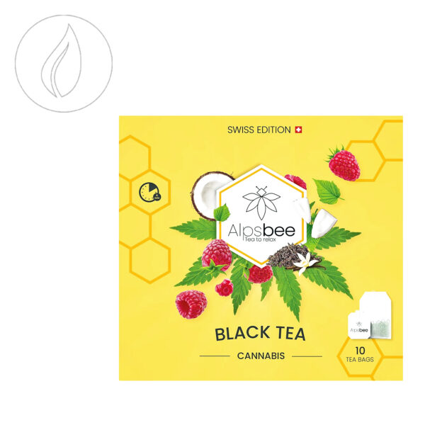 Alpsbee Black Tea Cannabis 10x 2.8g