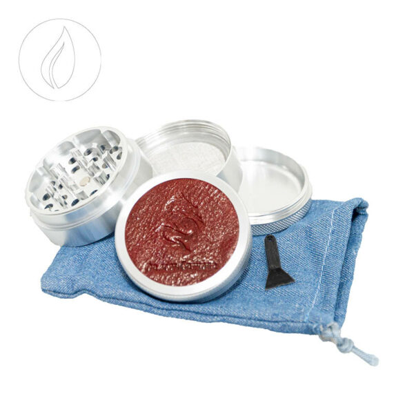 Dragon Grinder 4-teilig Leather Silver 55mm